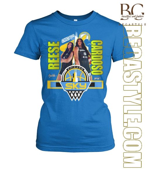 Angel Reese And Kamilla Cardoso Chicago Sky T-Shirt