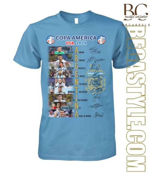 Argentina Football Team Copa America 2024 T-Shirt