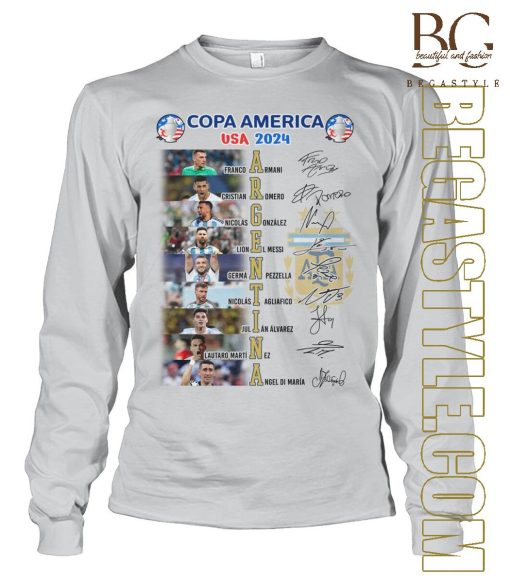 Argentina Football Team Copa America 2024 T-Shirt