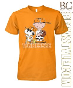 Baseball Snoopy Peanuts Tennessee Volunteers T-Shirt