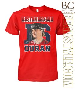 Boston Red Sox 16 Duran Signature T-Shirt