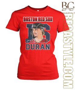 Boston Red Sox 16 Duran Signature T-Shirt