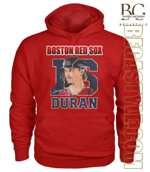 Boston Red Sox 16 Duran Signature T-Shirt