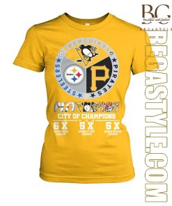 City Of Champions 2024 Pittsburgh Sports Teams T-Shirt