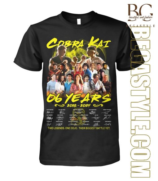 Cobra Kai 06th Anniversary 2018 2024 T-Shirt