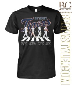 Detroit Tigers Baseball Abbey Road T-Shirt