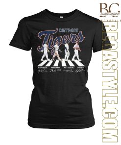 Detroit Tigers Baseball Abbey Road T-Shirt