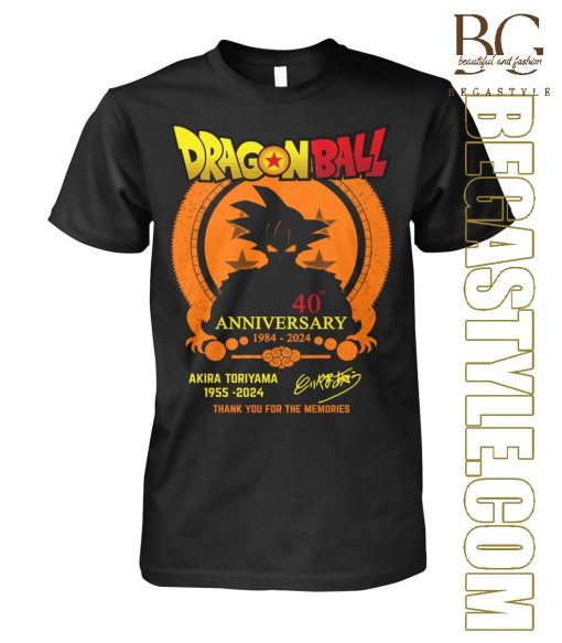 Dragon Ball 40th Anniversary 1984-2024 T-Shirt