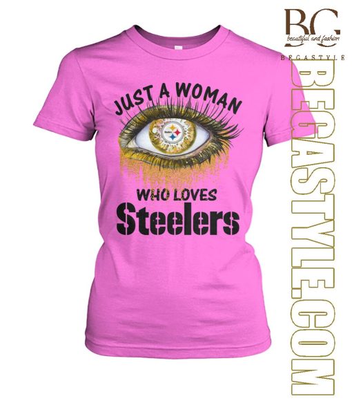 Just A Woman Who Loves Steelers 2024 T-Shirt