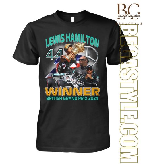 Lewis Hamilton Winner British Grand Prix 2024 T-Shirt