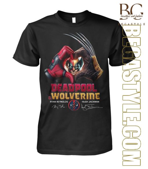 Marvel Studio Deadpool Wolverine X-Men T-Shirt