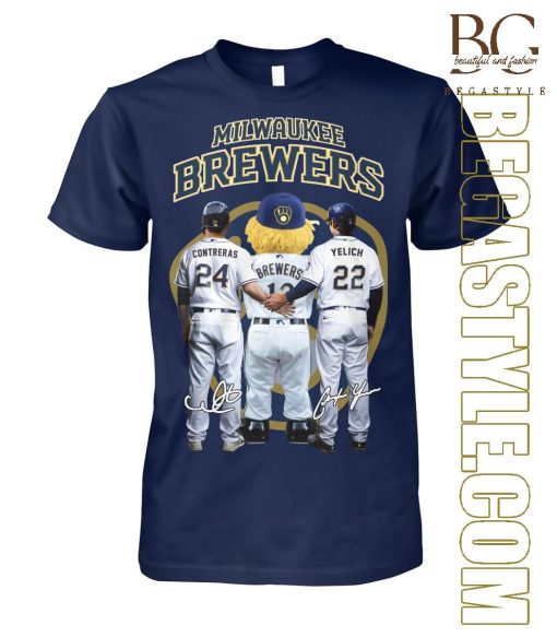 Milwaukee Brewers Mascot Team Player T-Shirt