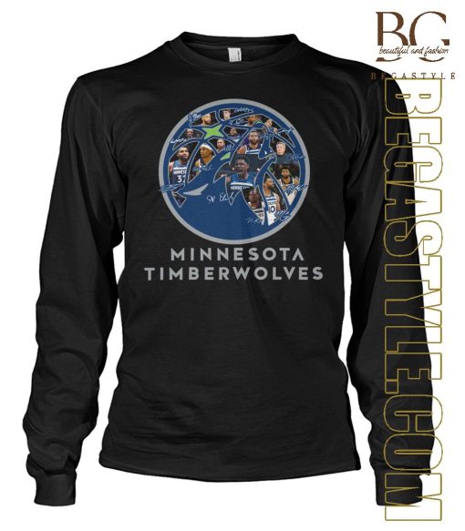 Minnesota Timberwolves Player Lineup 2024 Basketball Team T-Shirt