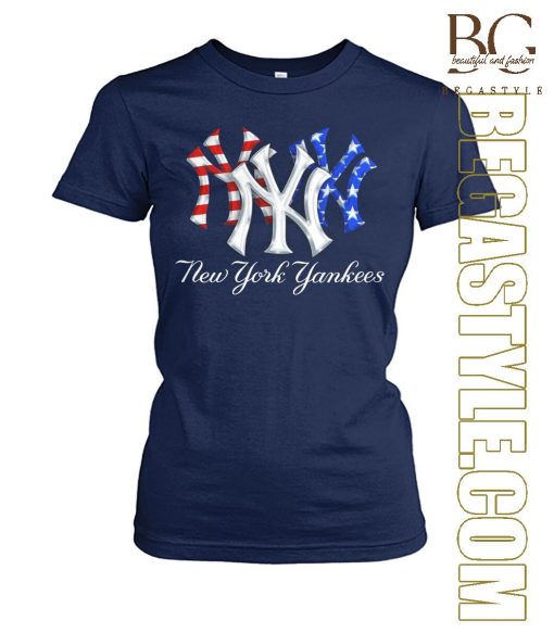 New York Yankees Baseball America Independence Day T-Shirt