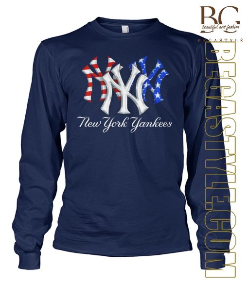 New York Yankees Baseball America Independence Day T-Shirt