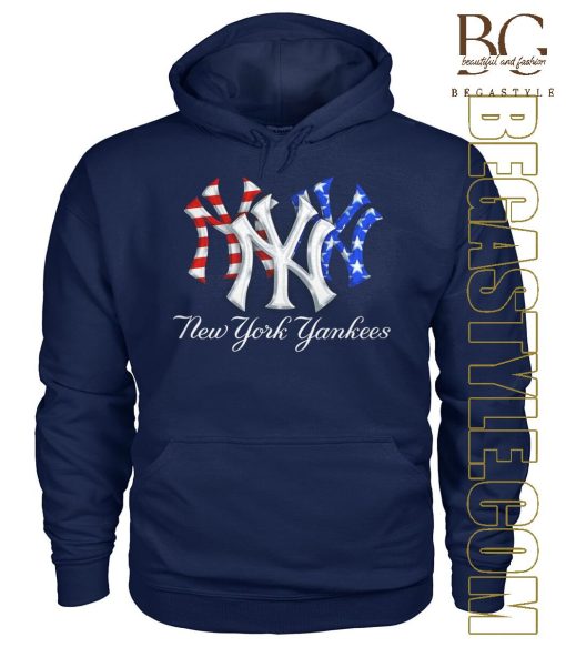 New York Yankees Baseball America Independence Day T-Shirt