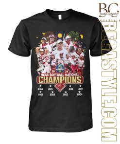 Oklahoma Sooners Big 12 Softball Tournament Champions 2024 T-Shirt