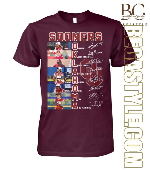 Oklahoma Sooners Softball NCAA Player T-Shirt