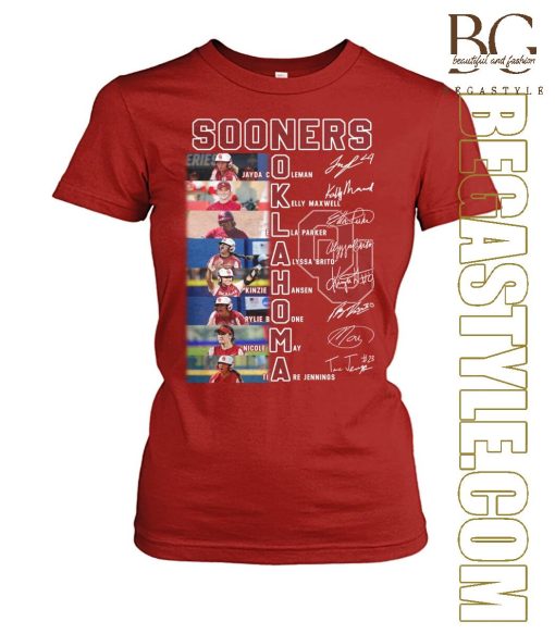 Oklahoma Sooners Softball NCAA Player T-Shirt