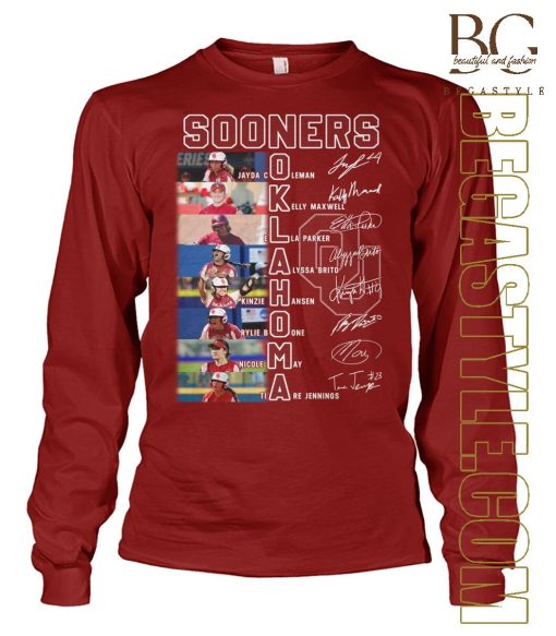 Oklahoma Sooners Softball NCAA Player T-Shirt