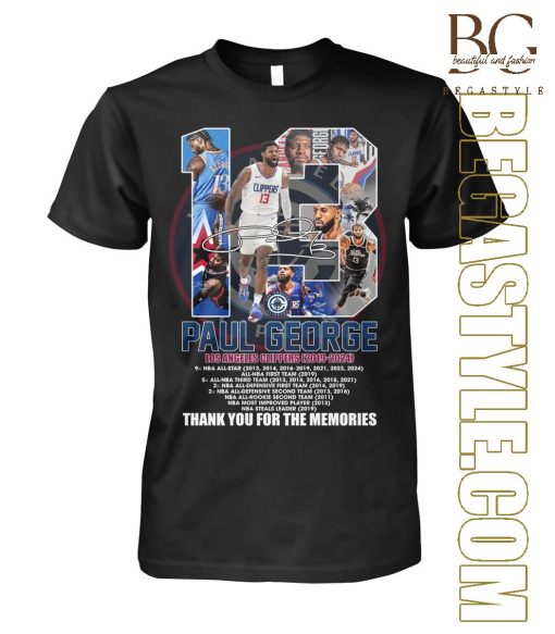 Paul George Los Angeles Clippers Nba T-Shirt