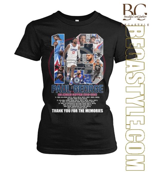 Paul George Los Angeles Clippers Nba T-Shirt