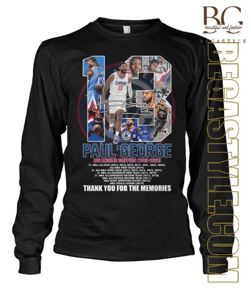 Paul George Los Angeles Clippers Nba T-Shirt