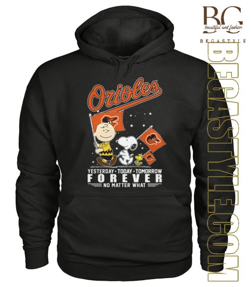 Peanuts Characters Baltimore Orioles T-Shirt