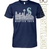 Seattle Mariners Baseball Names Player Skyline T-Shirt