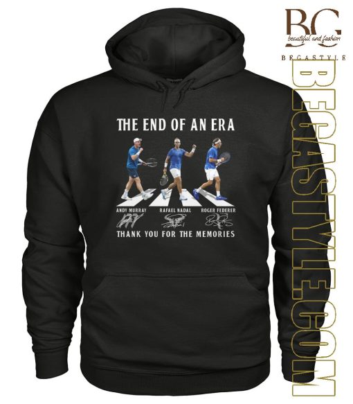 The End Of Era Andy Murray, Rafael Nadal, Roger Federer T-Shirt