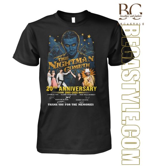 The Nightman Cometh 20th Anniversary 2005-2025 T-Shirt