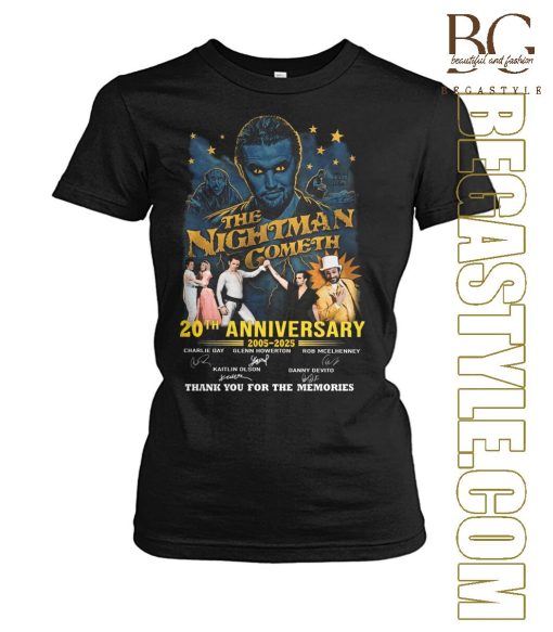 The Nightman Cometh 20th Anniversary 2005-2025 T-Shirt