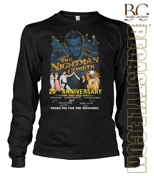 The Nightman Cometh 20th Anniversary 2005-2025 T-Shirt