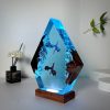 Ice Dragon & Fire Dragon Epoxy Resin Lamp