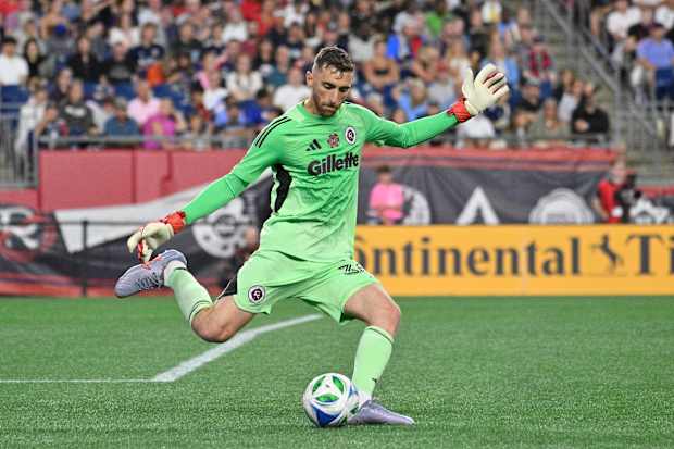 Matt Turner with New England Revolution