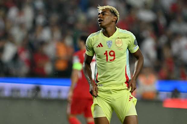 Hansi Flick left seething by Spain's handling of injured Lamine Yamal as Barcelona boss reveals wonderkid is OUT of Valencia clash after playing through pain barrier on international duty