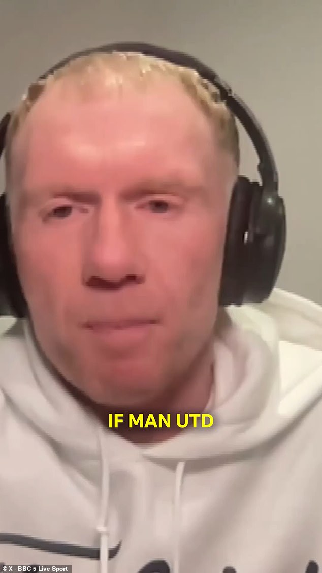 Man United star is branded 'CRIMINAL' by Paul Scholes as Rasmus Hojlund loses his cool at team-mate during Real Sociedad Europa League clash | Daily Mail Online
