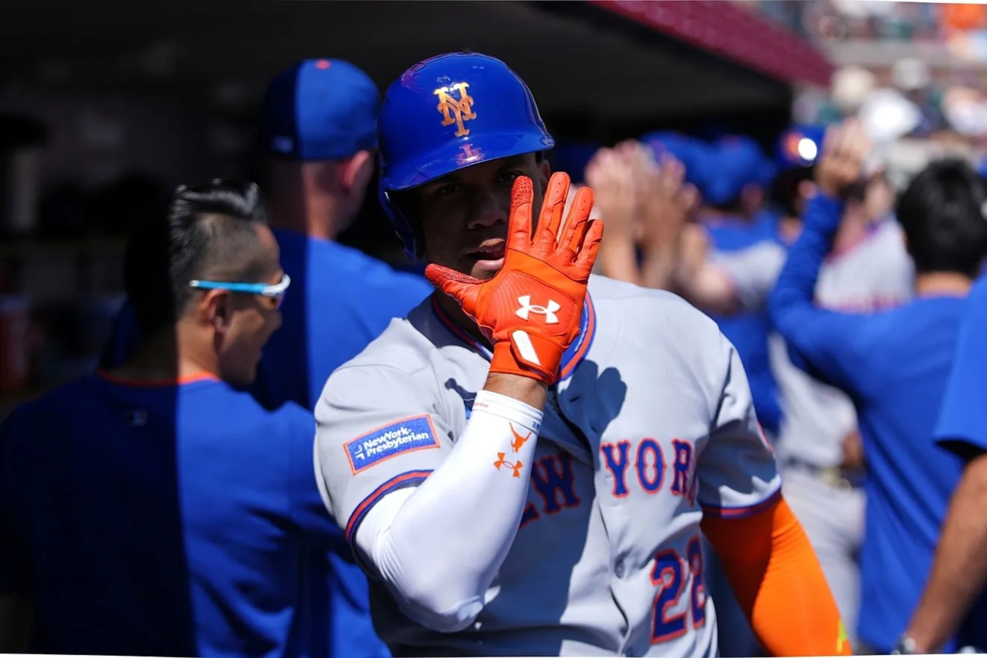 Oneil Cruz celebrating