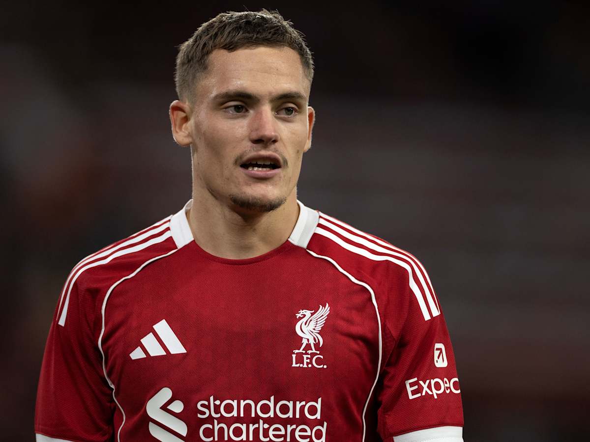 Florian Wirtz in a Liverpool kit