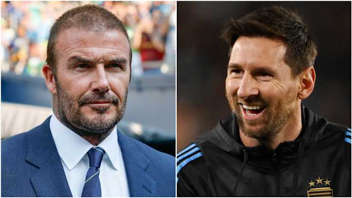 David Beckham in tears with wife Victoria after watching Lionel Messi's last-gasp debut winner for his Inter Miami side
