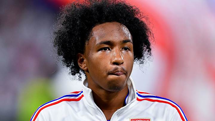 Malick Fofana in action for Lyon